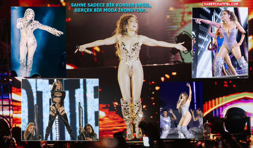 Jennifer Lopez dans şovlarıyla İstanbul'u mest etti