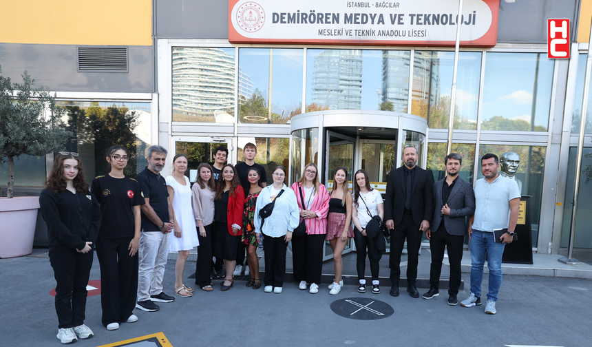 Almanya’dan gelen öğrenciler Demirören Medya ve Teknoloji MTAL'i ziyaret etti