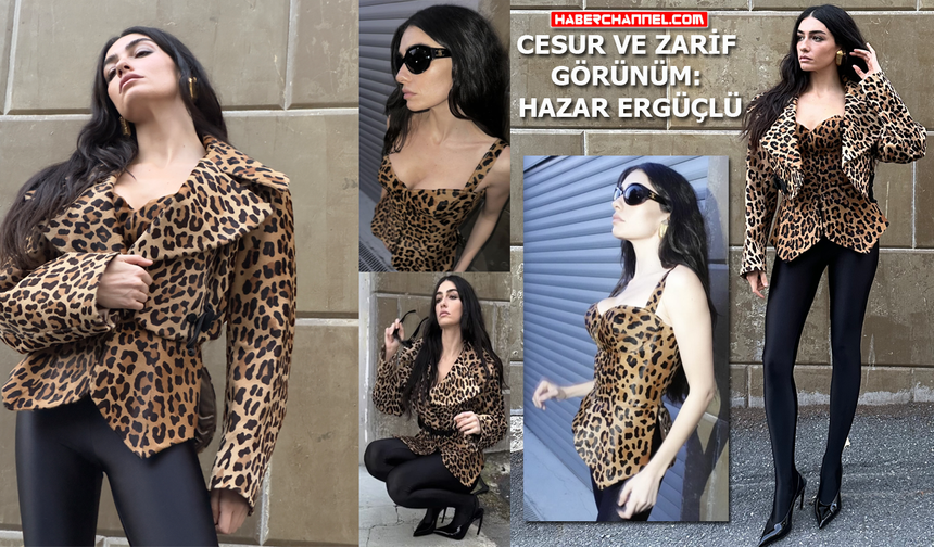 Hazar Ergüçlü'den sosyal medyada stil fırtınası!