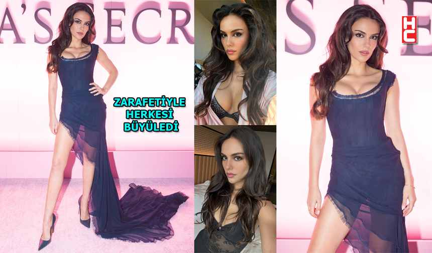 VS Fashion Show 2025: Özgü Kaya zarafetiyle herkesi büyüledi