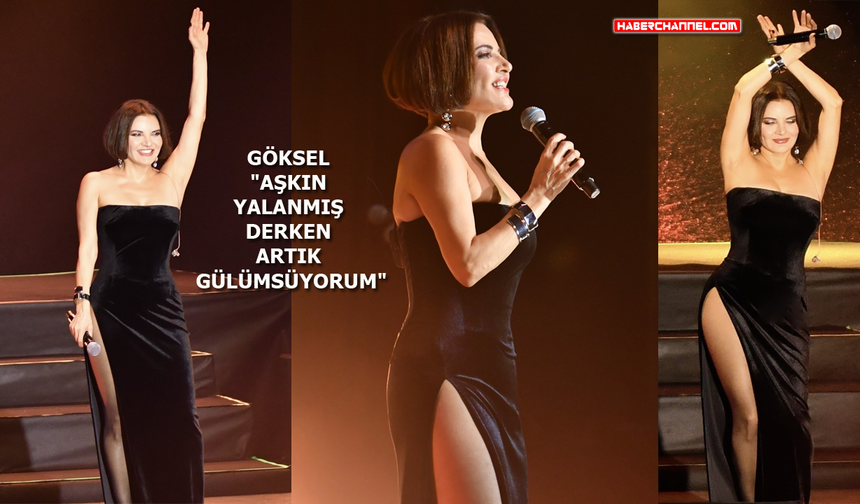 Göksel güçlü sesiyle ve şıklığıyla göz kamaştırdı