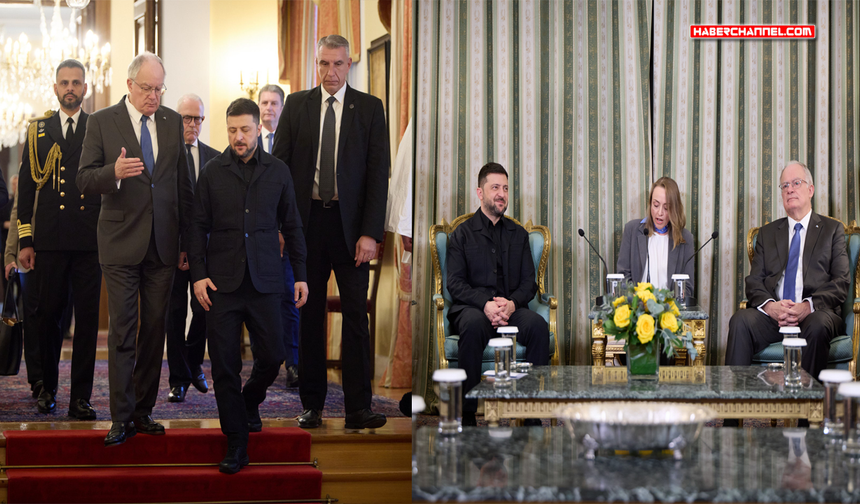 Zelenski, Yunanistan Cumhurbaşkanı Konstantinos Tasulas ile bir araya geldi