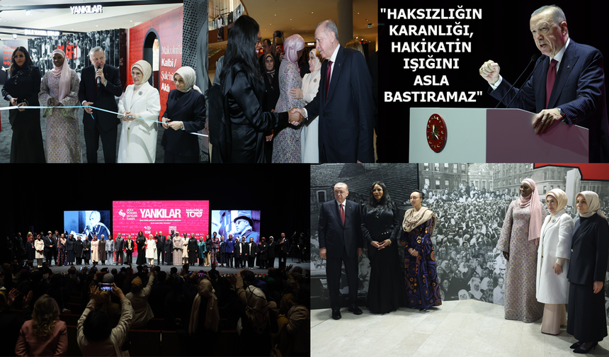 Cumhurbaşkanı Erdoğan ‘Yankılar’ sergisi açılış programında konuştu