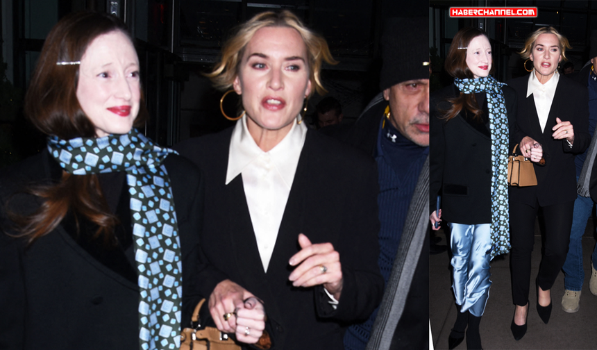 Kate Winslet İngiltere'de FENDI Peekaboo IseeU çantası ile görüntülendi
