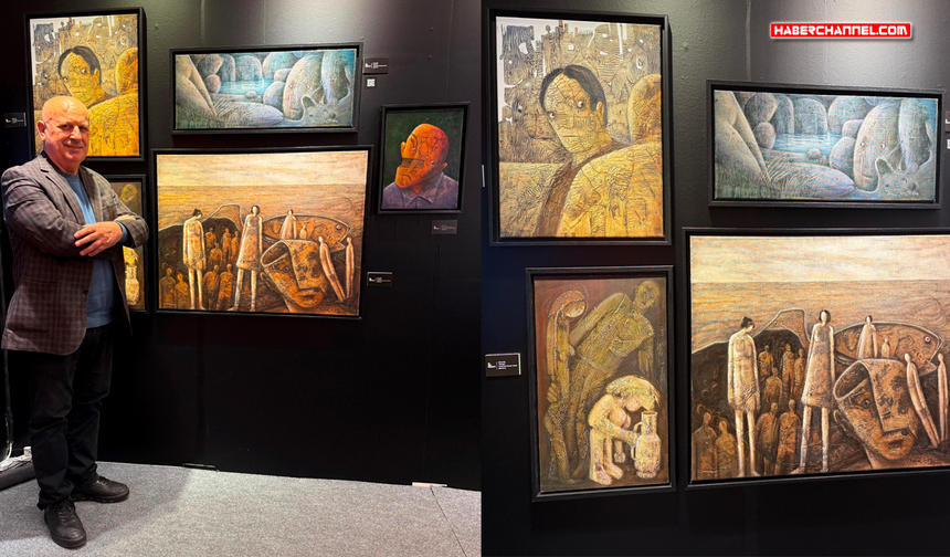 Sanatçı İsmet Efe, IAAF İstanbul Sanat Fuarı’nda en çok konuşulan sanatçılardan oldu