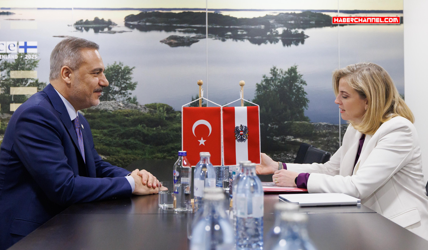 Bakan Hakan Fidan, Avusturyalı mevkidaşı Beate Meinl-Reisinger ile görüştü