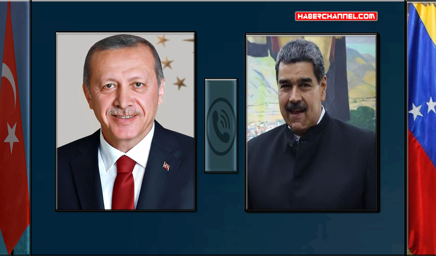 Cumhurbaşkanı Erdoğan, Venezuela Devlet Başkanı Maduro ile görüştü