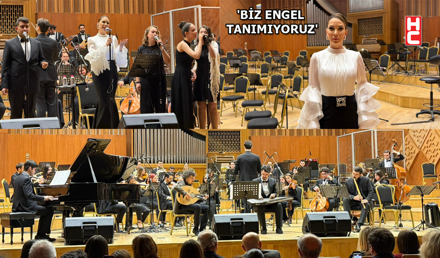 Tuğba Özerk, özel gereksinimli öğrencilerle farkındalık konseri verdi