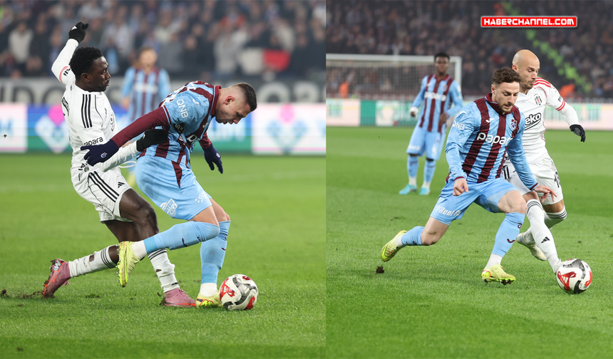 Süper Lig: Trabzonspor - Beşiktaş: 3-3