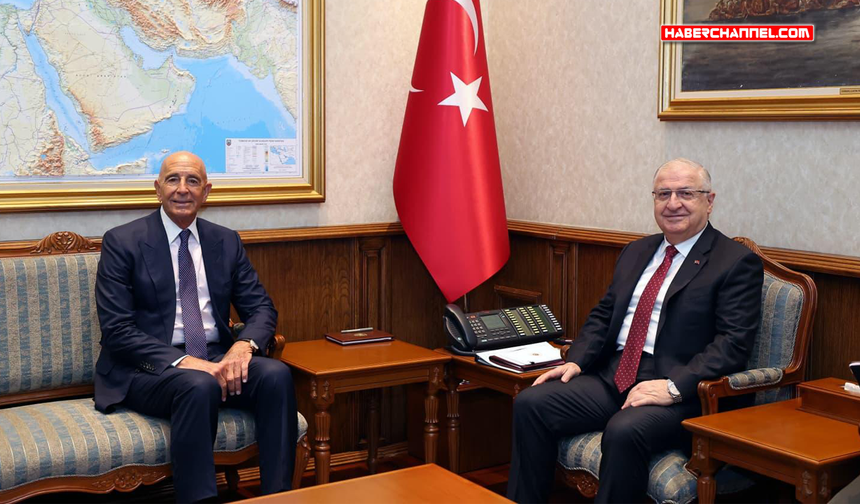 Bakan Yaşar Güler, ABD Büyükelçisi Tom Barrack'ı kabul etti