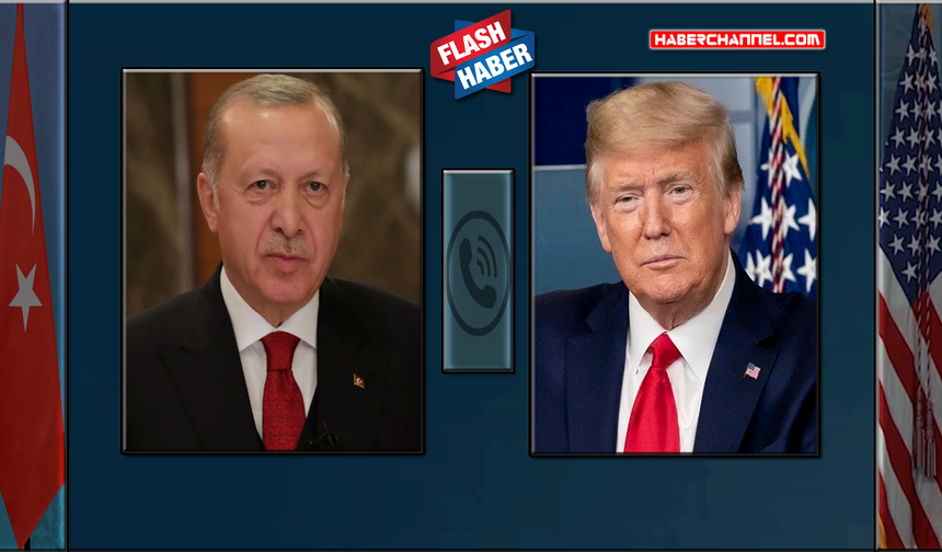 Son Dakika: Cumhurbaşkanı Erdoğan, ABD Başkanı Trump ile görüştü