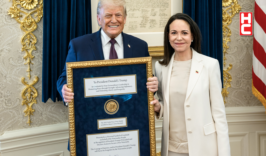 Trump, Venezuelalı muhalif lider Maria Corina Machado ile görüştü