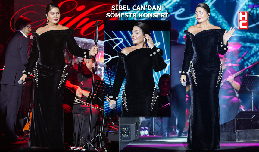 Sibel Can, yine zarafeti ve sahne enerjisi ile büyüledi