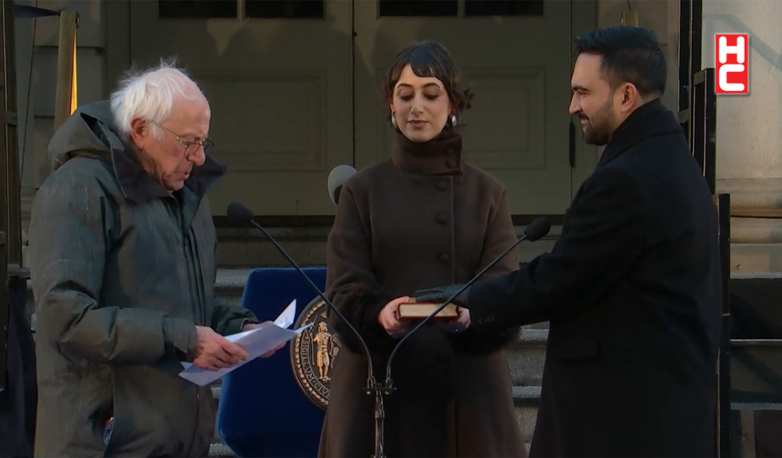 New York Belediye Başkanı Zohran Mamdani, halka açık törende yemin etti