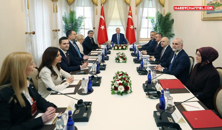 Cumhurbaşkanı Erdoğan, Balkan ülkeleri dışişleri bakanlarını kabul etti