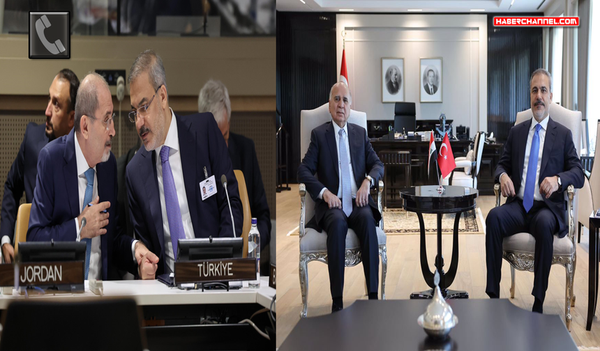 Bakan Hakan Fidan, Irak ve Ürdünlü mevkidaşlarıyla görüştü