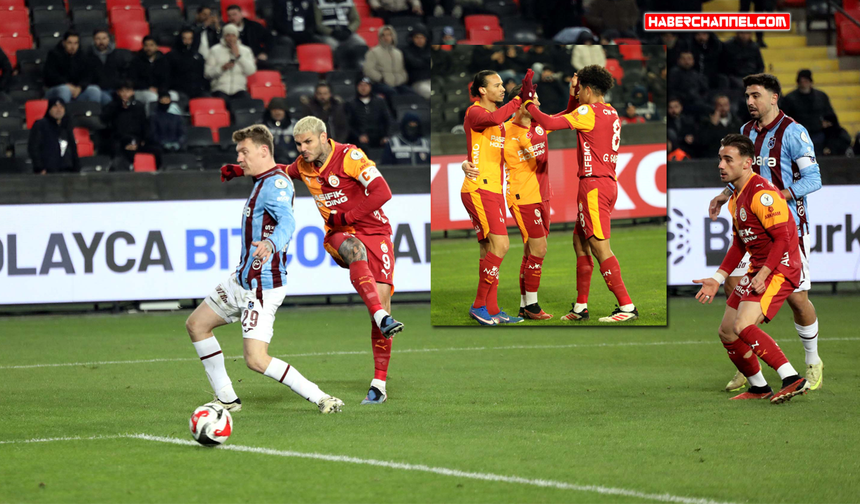 Süper Kupa: Galatasaray, Trabzonspor’u 4-1 mağlup etti