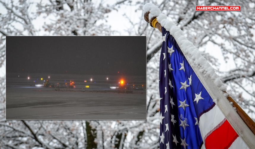ABD'de kar fırtınası nedeniyle 13 binden fazla uçuş iptal edildi