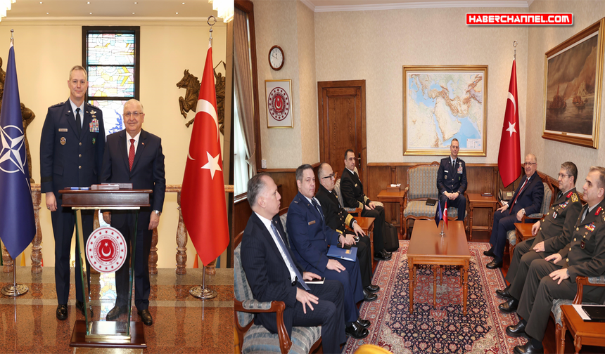 Bakan Yaşar Güler, Avrupa Müttefik Kuvvetleri Yüksek Komutanı Orgeneral Grynkewich ile görüştü