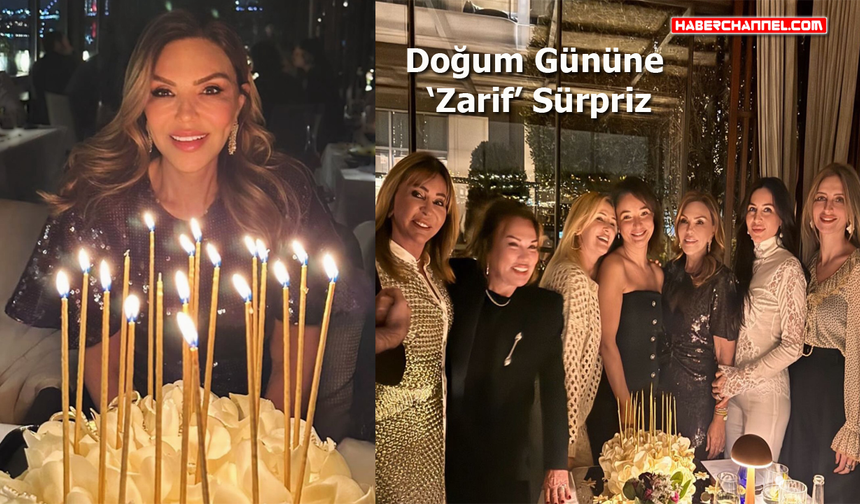 Feryal Gülman’a dostlarından özel doğum günü kutlaması