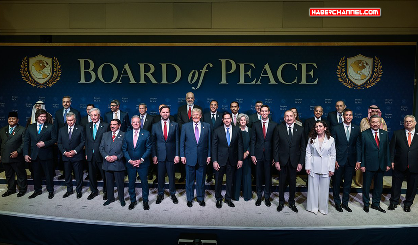 'Gazze Barış Kurulu' üyeleri aile fotoğrafı çektirdi