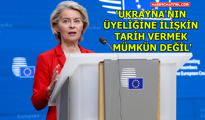 AB Komisyonu Başkanı Ursula von der Leyen, Kiev'de konuştu