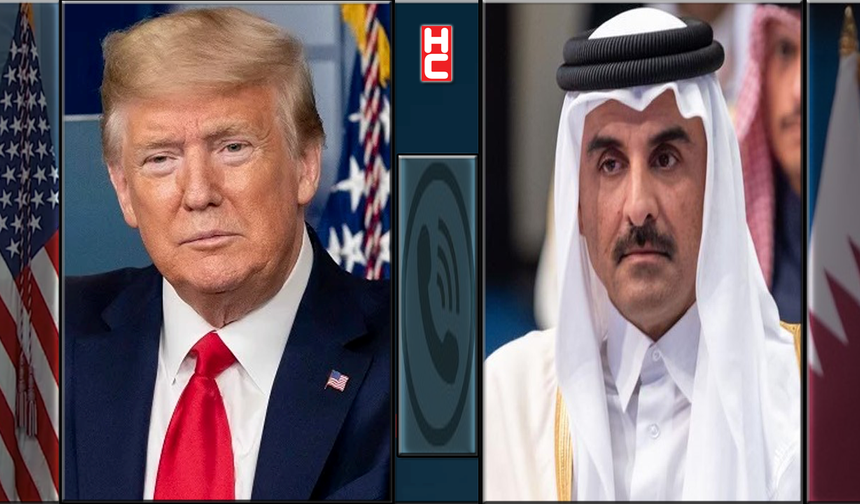 Katar Emiri Al Sani, ABD Başkanı Trump ile telefonda görüştü