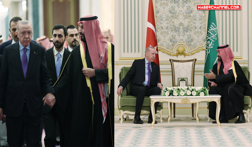 Cumhurbaşkanı Erdoğan, Suudi Arabistan Veliaht Prensi Selman ile görüştü