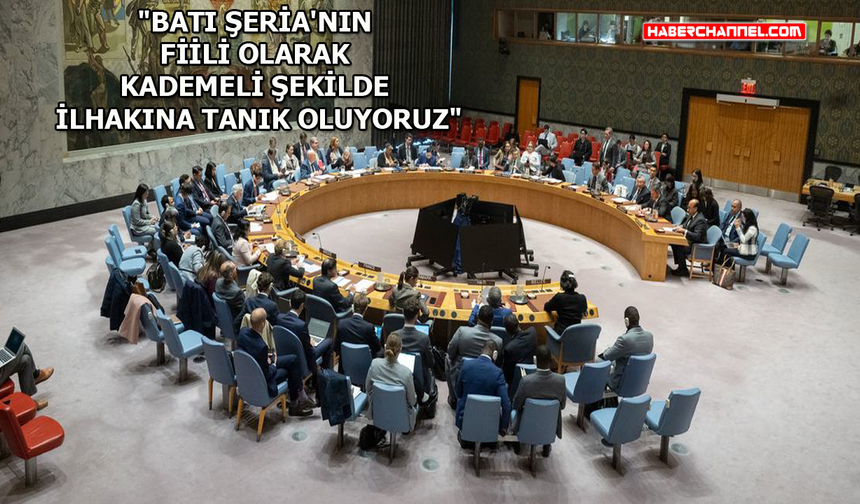 Rosemary DiCarlo, BM Güvenlik Konseyi'nde konuştu