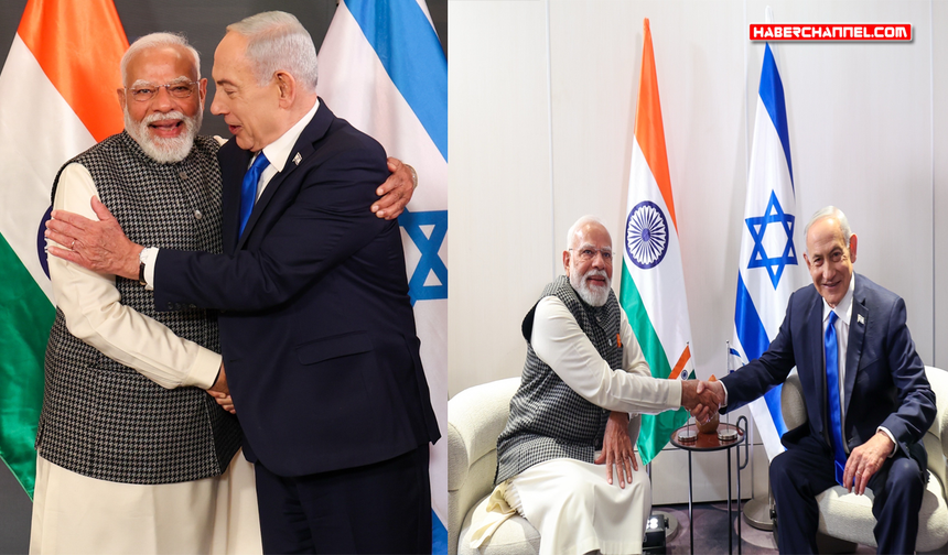 Hindistan Başbakanı Modi, İsrail Başbakanı Netanyahu ile görüştü