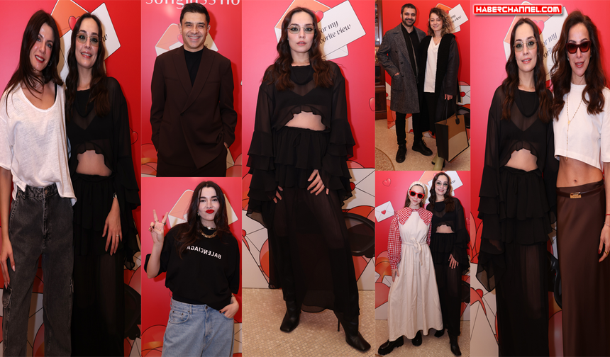 Zeynep Tuğçe Bayat, 'Sevgililer Günü' yemeğine ev sahipliği yaptı