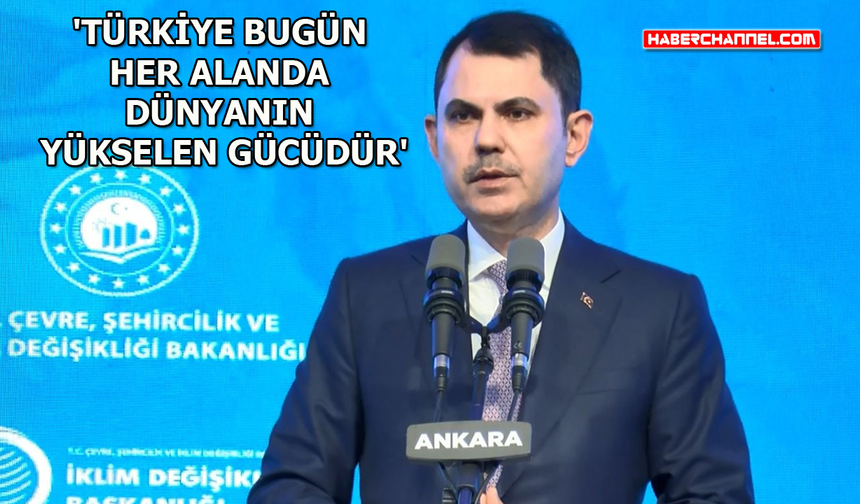 Bakan Murat Kurum 'COP31 İstişare Toplantısı'nda konuştu