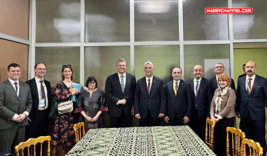 Ömer Bolat, AB Ticaret ve Ekonomik Güvenlik Komiseri Maros Sefcovic ile görüştü