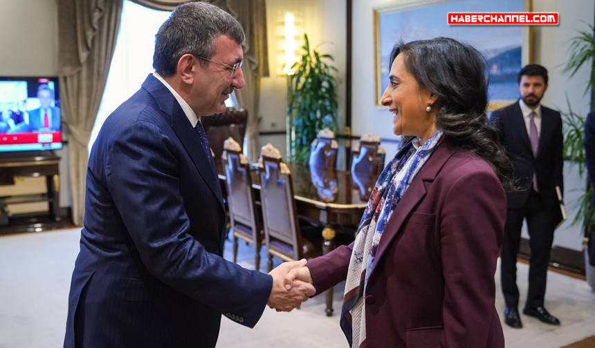 Cevdet Yılmaz, Kanada Dışişleri Bakanı Anita Anand’ı kabul etti