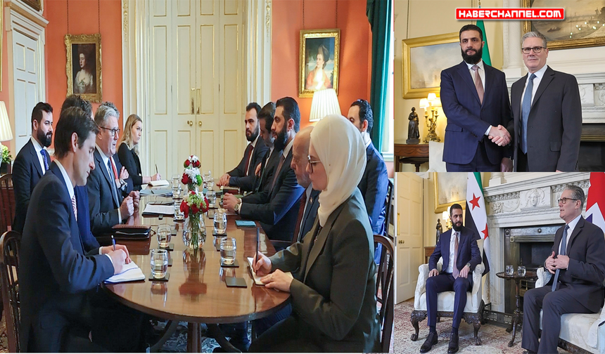 Suriye-İngiltere gelişmeleri: Ahmed Şara, Keir Starmer ile görüştü