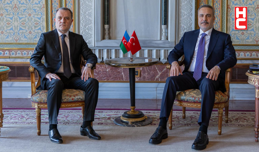 Bakan Hakan Fidan Azerbaycanlı mevkidaşı Ceyhun Bayramov ile bir araya geldi