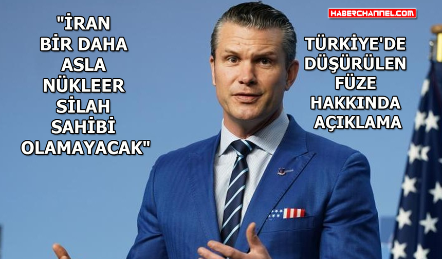 İran savaşı: ABD Savunma Bakanı Pete Hegseth konuştu