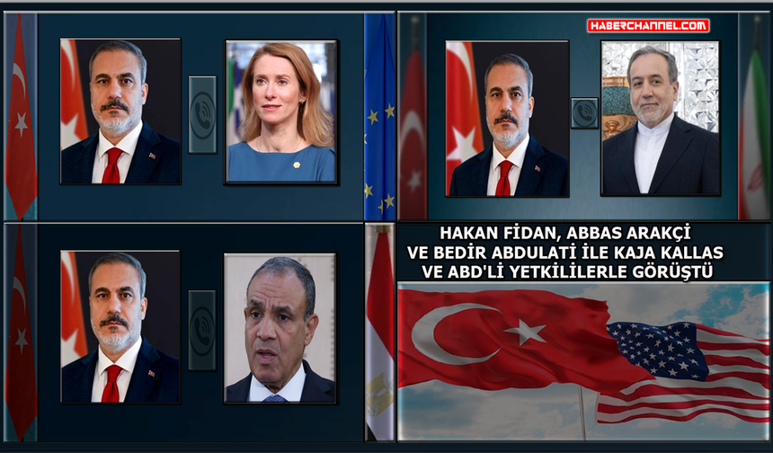 Dışişleri Bakanı Hakan Fidan, İran ve Mısır Dışişleri Bakanları ile Avrupa Komisyonu ve ABD’li yetkililerle telefonda görüştü.