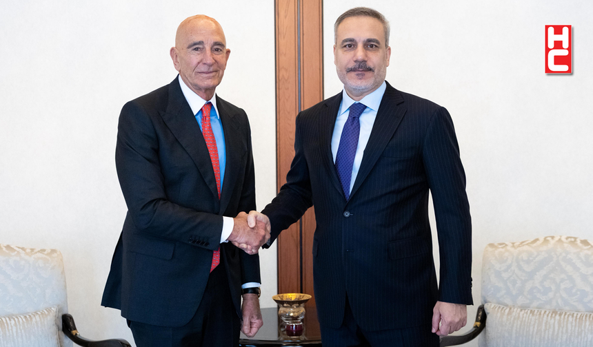 Bakan Hakan Fidan, ABD Büyükelçisi Tom Barrack'ı Ankara'da kabul etti