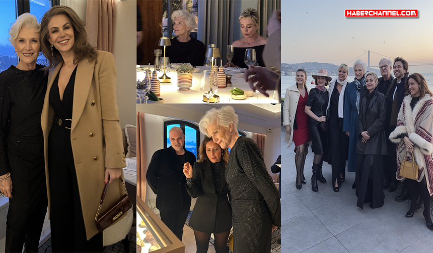 Elon Musk'ın annesi Maye Musk, İstanbul ziyaretinde Vakko Sumahan Bosphorus'da ağırlandı