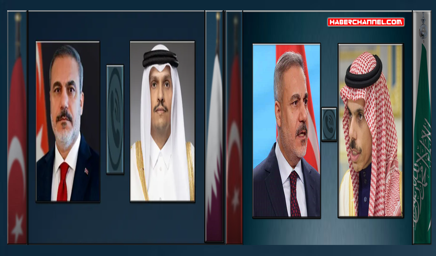 Dışişleri Bakanı Hakan Fidan, Katar ve Suudi Arabistan Dışişleri Bakanları ile Pakistanlı yetkililerle telefonda görüştü.