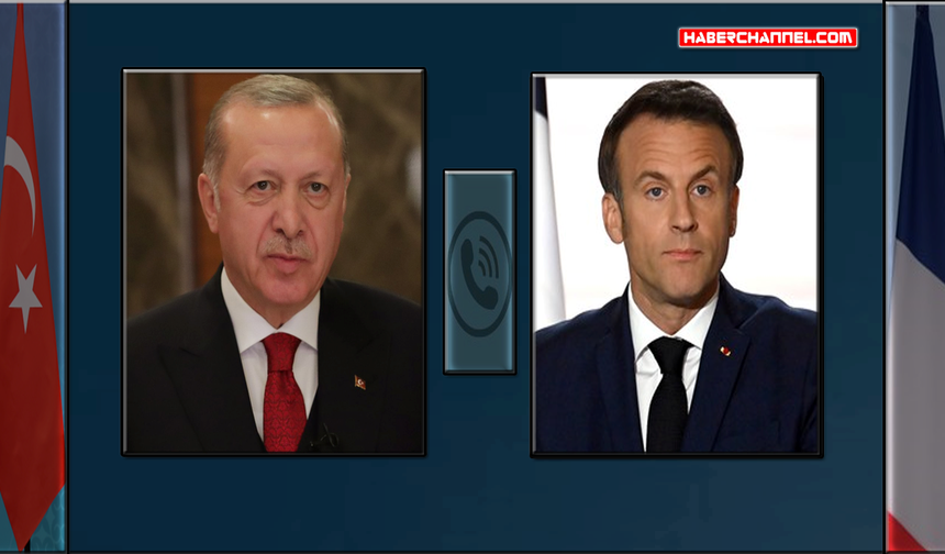 Cumhurbaşkanı Erdoğan, Fransa Cumhurbaşkanı Macron ile görüştü...