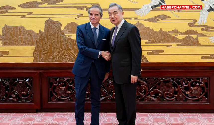 Çin Dışişleri Bakanı Wang Yi, IAEA Başkanı Rafael Grossi ile görüştü