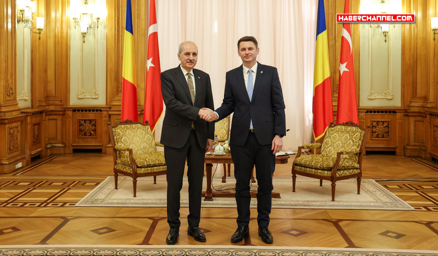 TBMM Başkanı Numan Kurtulmuş, Romanya Senato Başkanı Abrudean ile görüştü