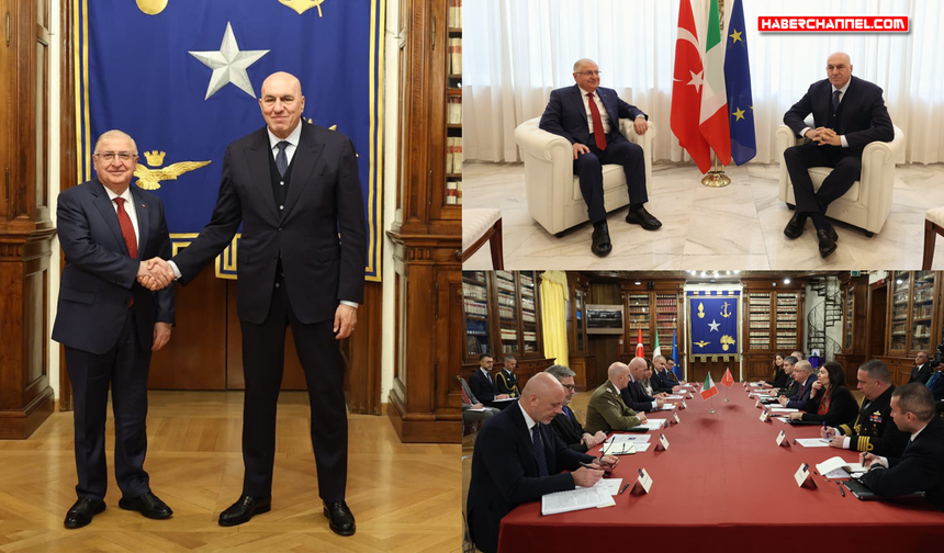 Bakan Yaşar Güler, İtalya Savunma Bakanı Guido Crosetto ile görüştü