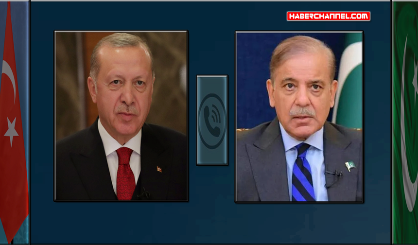 Cumhurbaşkanı Erdoğan, Pakistan Başbakanı Şahbaz Şerif ile telefonda görüştü