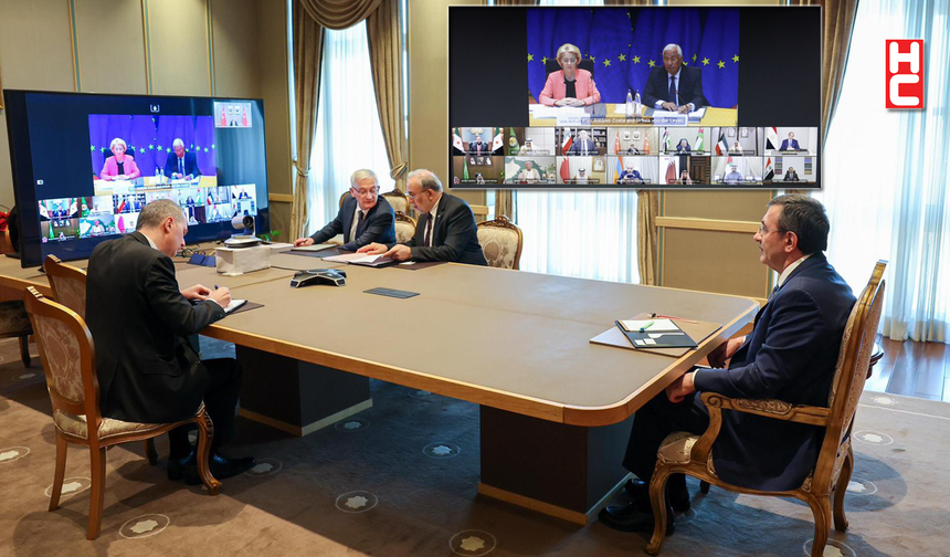 İran gelişmeleri: Cumhurbaşkanı Yardımcısı Yılmaz, Çevrimiçi Liderler Toplantısı'na katıldı