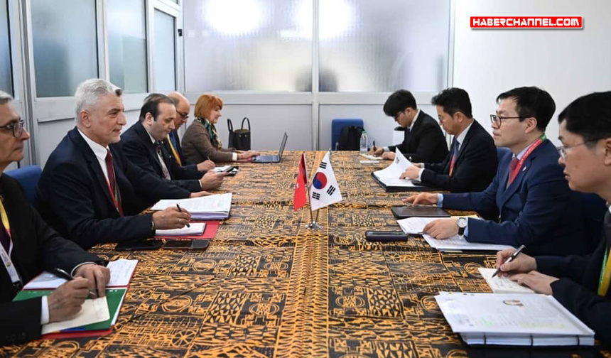 Bakan Ömer Bolat, Kore Cumhuriyeti Ticaret Bakanı Yeo Han-Koo ile görüştü