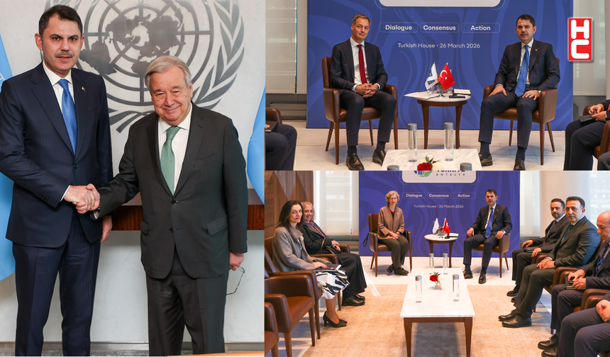 Bakan Murat Kurum’dan ABD’de Sıfır Atık ve COP31 diplomasisi