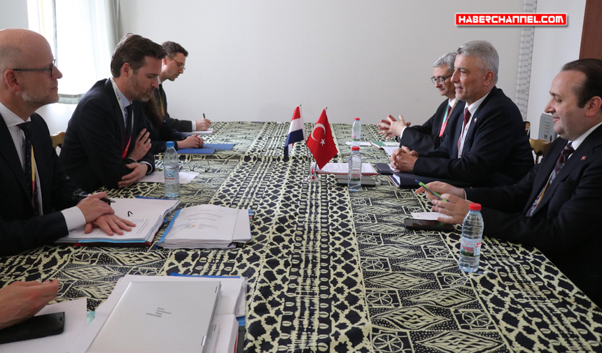 Bakan Ömer Bolat, Hollanda Dış Ticaret ve Kalkınma İşbirliği Bakanı Sjoerd Sjoerdsma ile görüştü